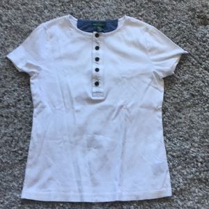 Ralph Lauren Petite 100% Cotton T-Shirt